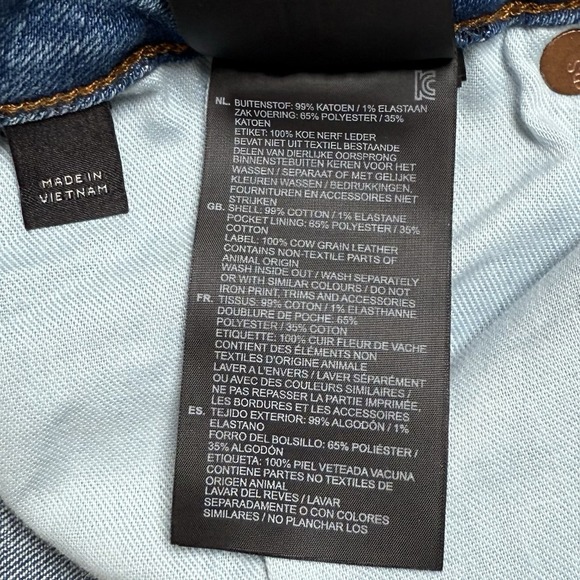 NWT G Star Raw Men's 40x34 3301 Slim Fit Button Fly Stretch Denim Blue Jeans - Picture 9 of 12